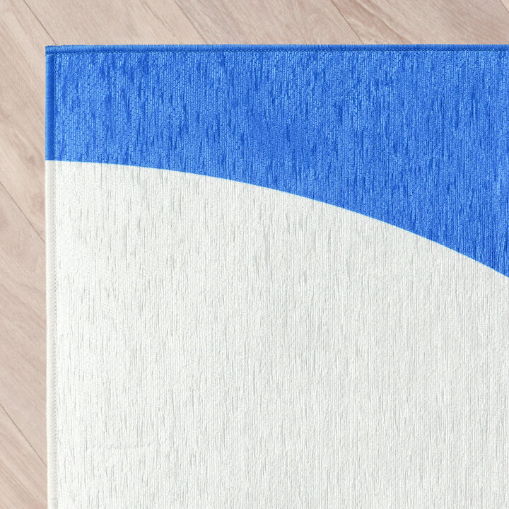 Geometrisch vloerkleed - Swing Shapes Blauw