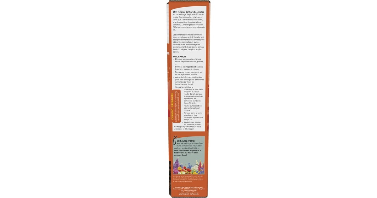 DCMBloemenmengsel Lieveheersbeestjes 0,520 kg zaden  (Tot 10 m²)