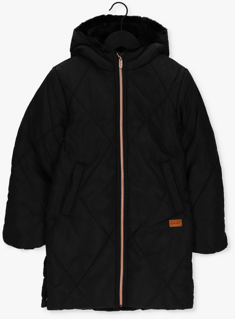 NOBELL zwarte nobell gewatteerde jas baggy long hooded jacket