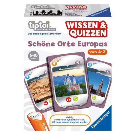 Ravensburger tiptoi Wissen & Quizzen Schöne Orte Europas