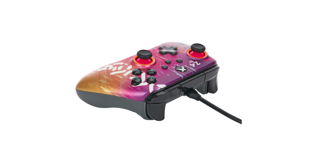 PowerAXbox Wired Controller Cyberstyle  (Xbox Series X|S, Xbox One, Windows)