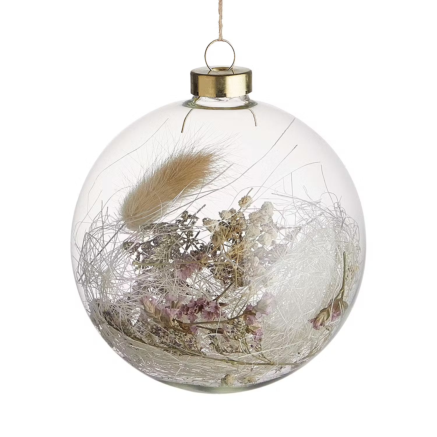 HANG ON Weihnachtskugel Trockenblumen 6er-Set