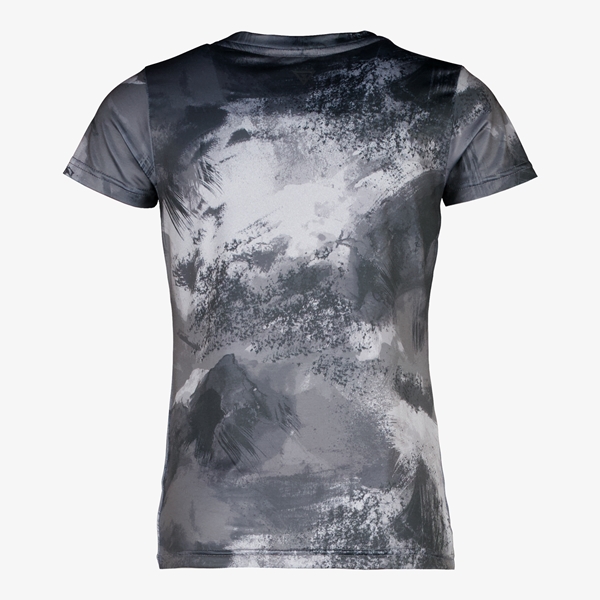 Osaga meisjes sport T-shirt grijs met print