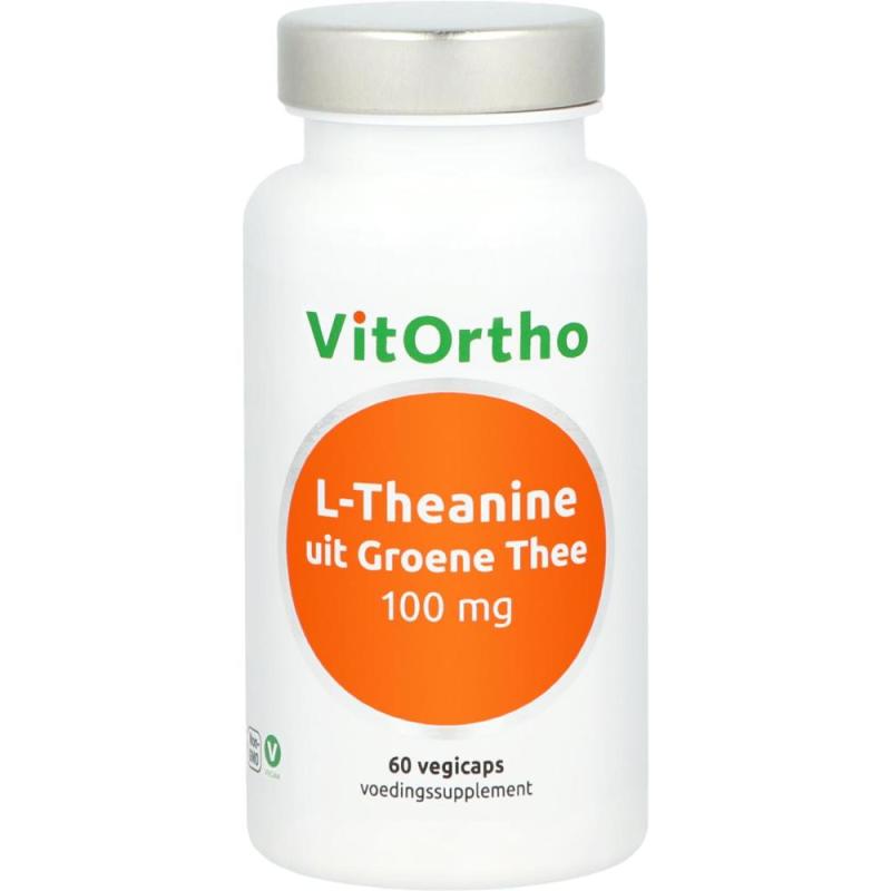 Vitortho L-Theanine uit Groene Thee 100 mg 60vc