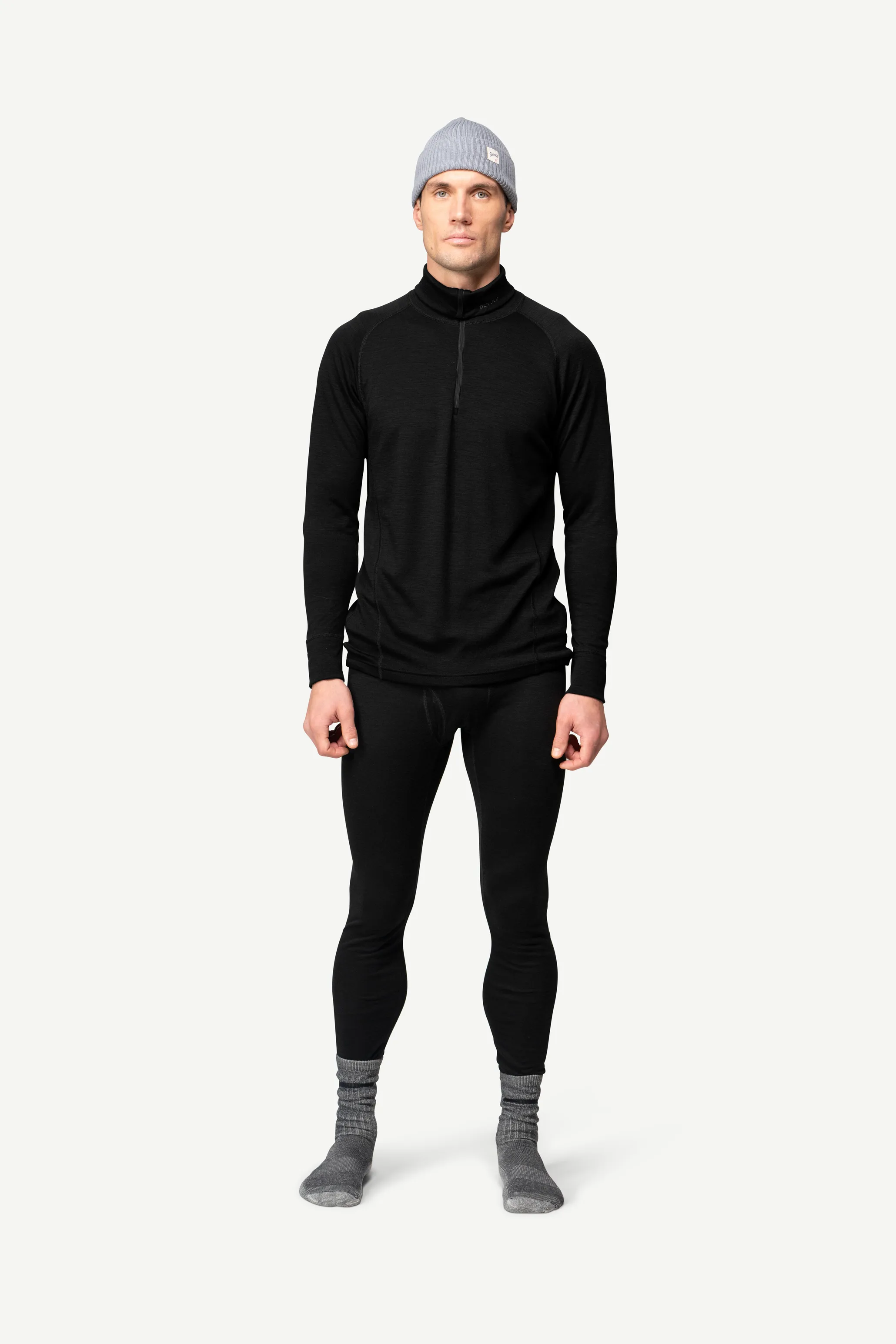 Devold Duo Active Merino 205 Z.Neck Man Black