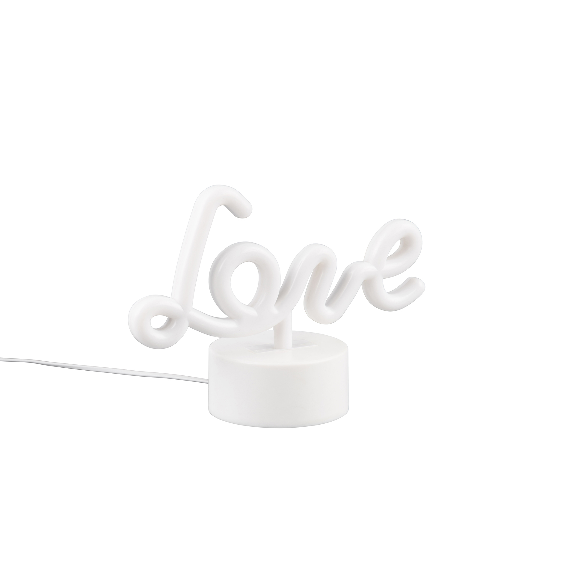 LED-Tischleuchte - weiß - 19,5 cm