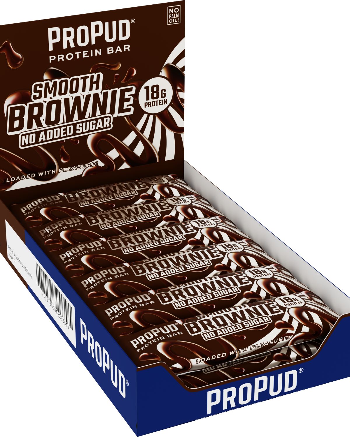 NJIE ProPud Proteinbar - Smooth Brownie 12x55g