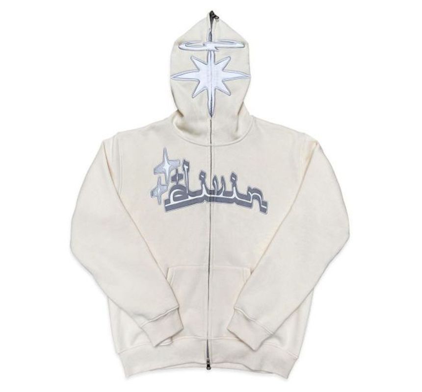 Jeshili - Stergeborduurde hoodie met rits