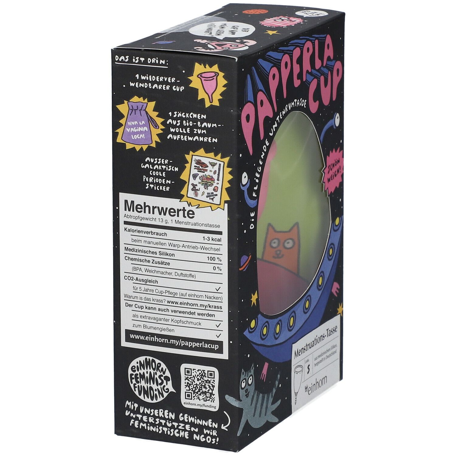 by einhorn PAPPERLA CUP Menstruations-Tasse klein