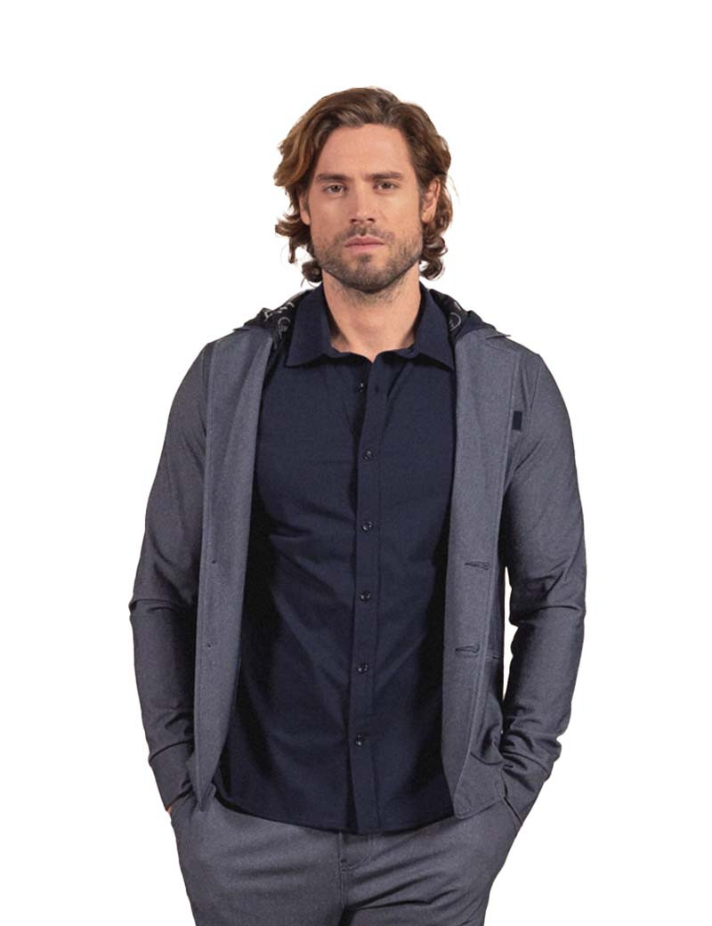 HBT ANDY HOOD HOMME DENIM