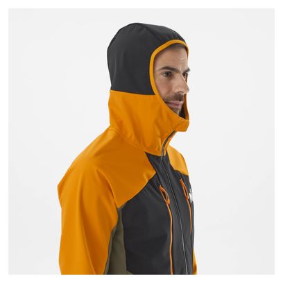 Veste Softshell Millet M White Shield Orange/Khaki