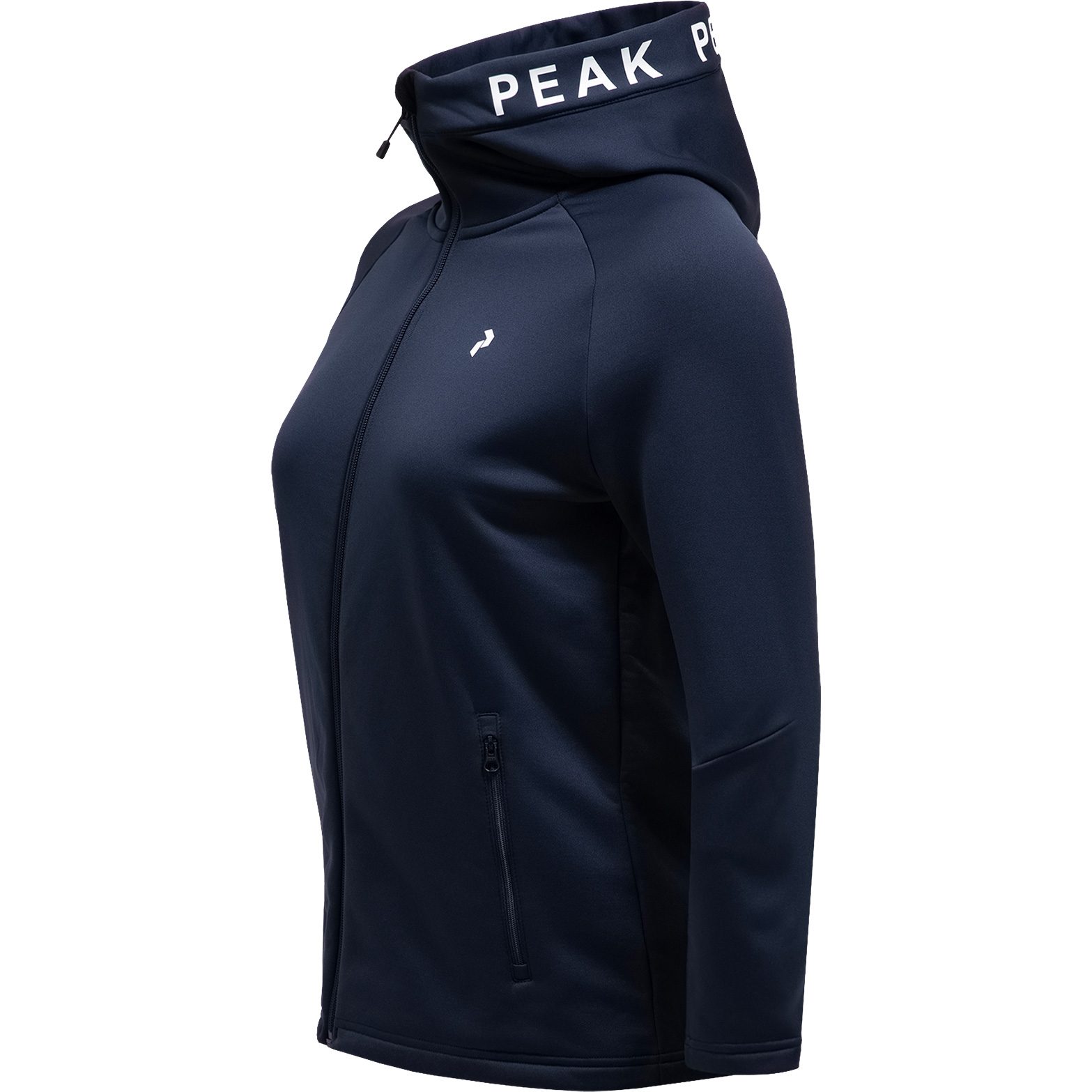Peak Performance Rider Zip Hood Midlayer-Jacke Damen blue shadow