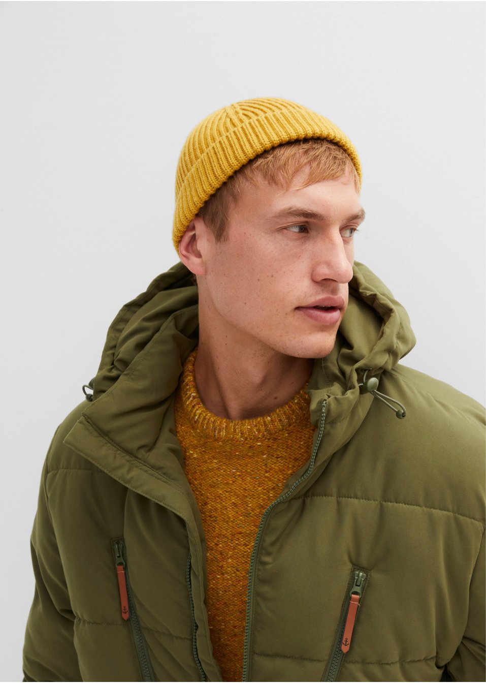 Veste d'hiver oversize avec capuche en polyester recyclé