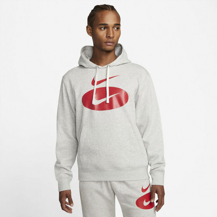 Nike Sportswear Swoosh League Fleece Haettetroje Grå