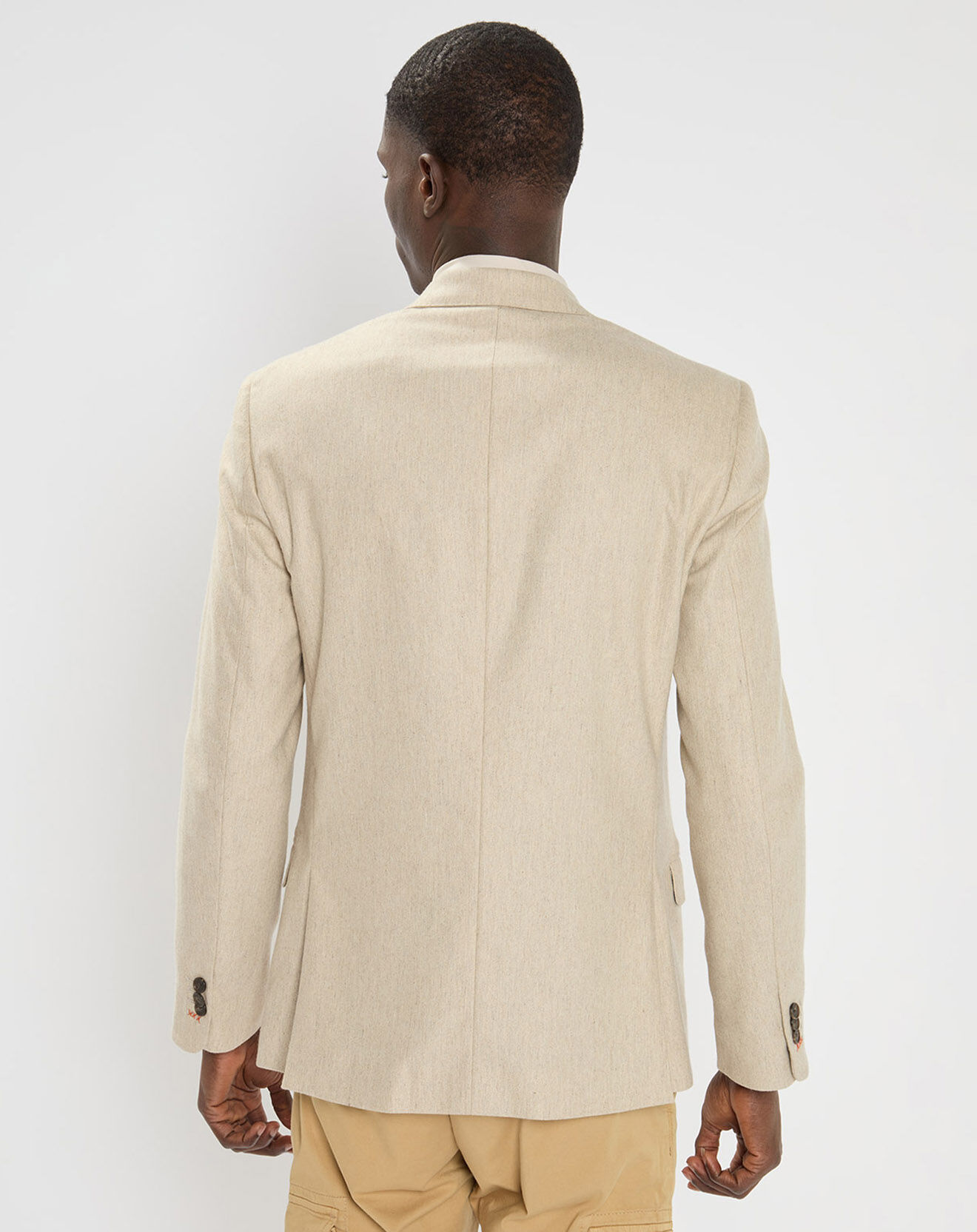 Scotch & Soda Veste en Laine mélangée beige clair