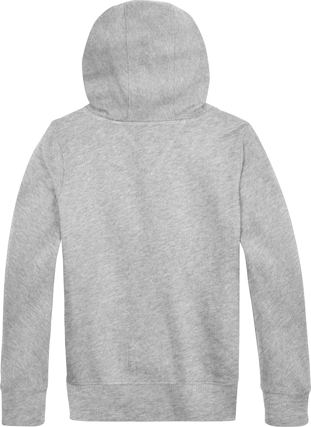 Tommy Hilfiger unisex hoodie met logo grijs melange