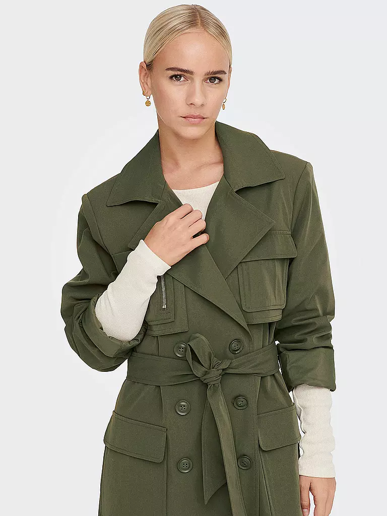 ONLY Trenchcoat ONLKASTANJE  olive
