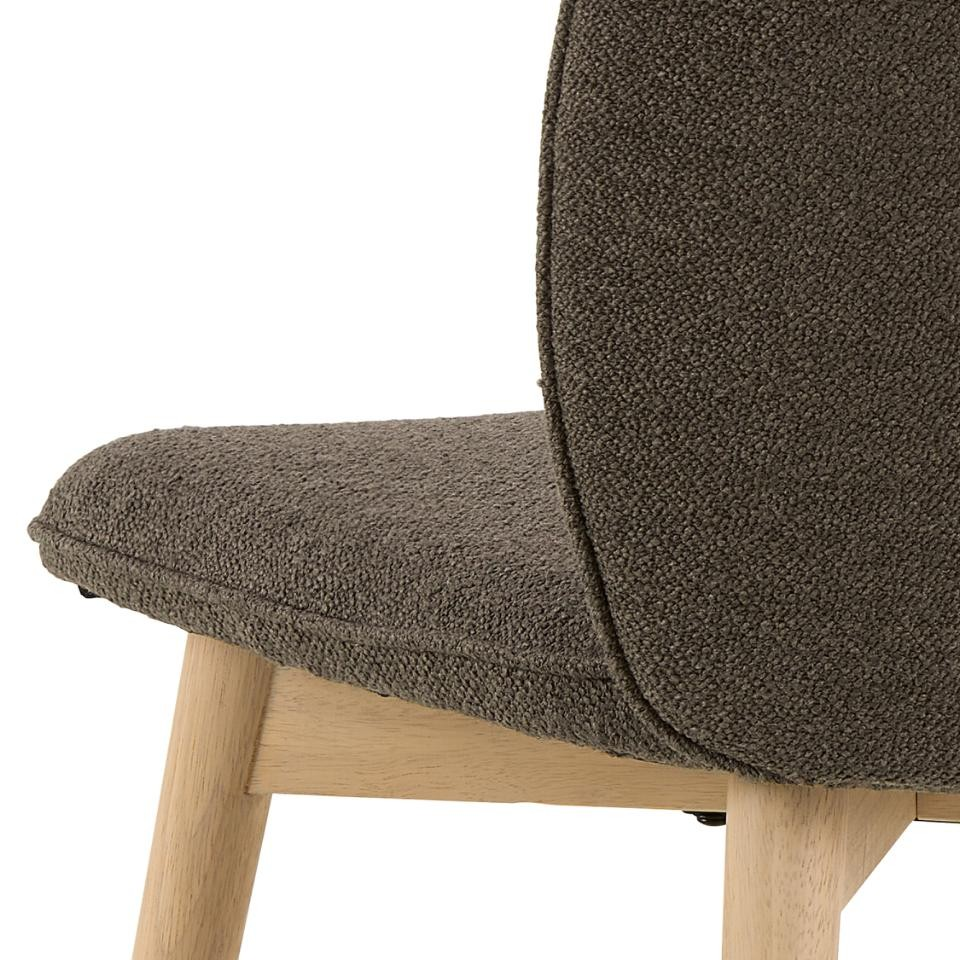 Eetkamerstoel Leitra taupe - set van 2