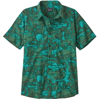 Patagonia Go To Hemd Cliffs And Waves: Conifer Green Herren