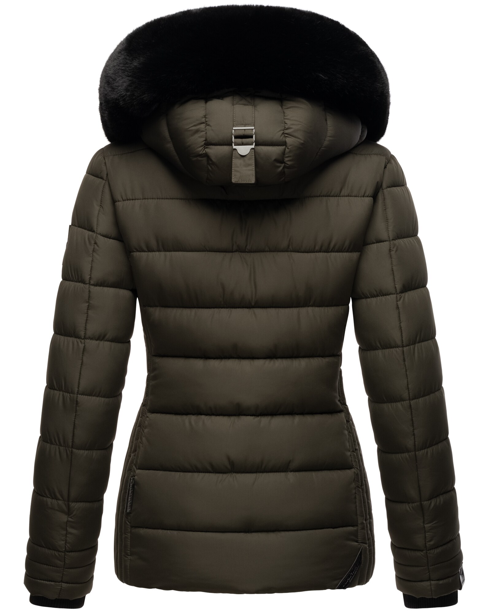 MARIKOO Damen Outdoor Winter Steppjacke mit abnehmbarer Kapuze Qesraa