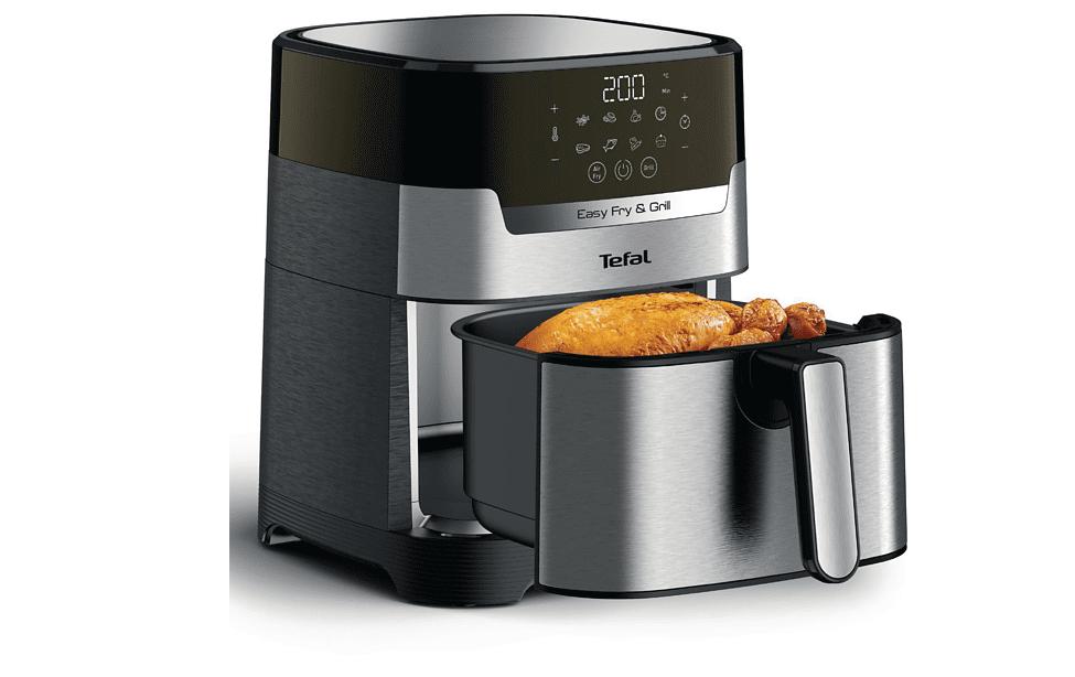 Heissluft-Fritteuse Easy Fry & Grill EY505D 1.2 kg<br>2-in-1-Heissuftfritteuse mit Grill