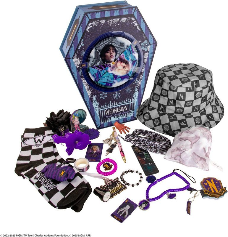 CINEREPLICAS - Deluxe Adventskalender Woensdag Addams 2025 - Officiële Licentie