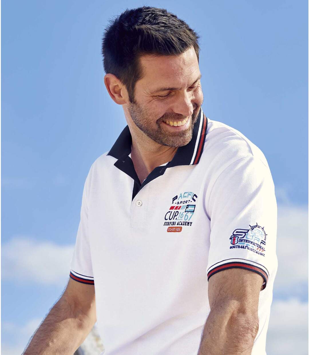Lot de 2 Polos Pacific Surf