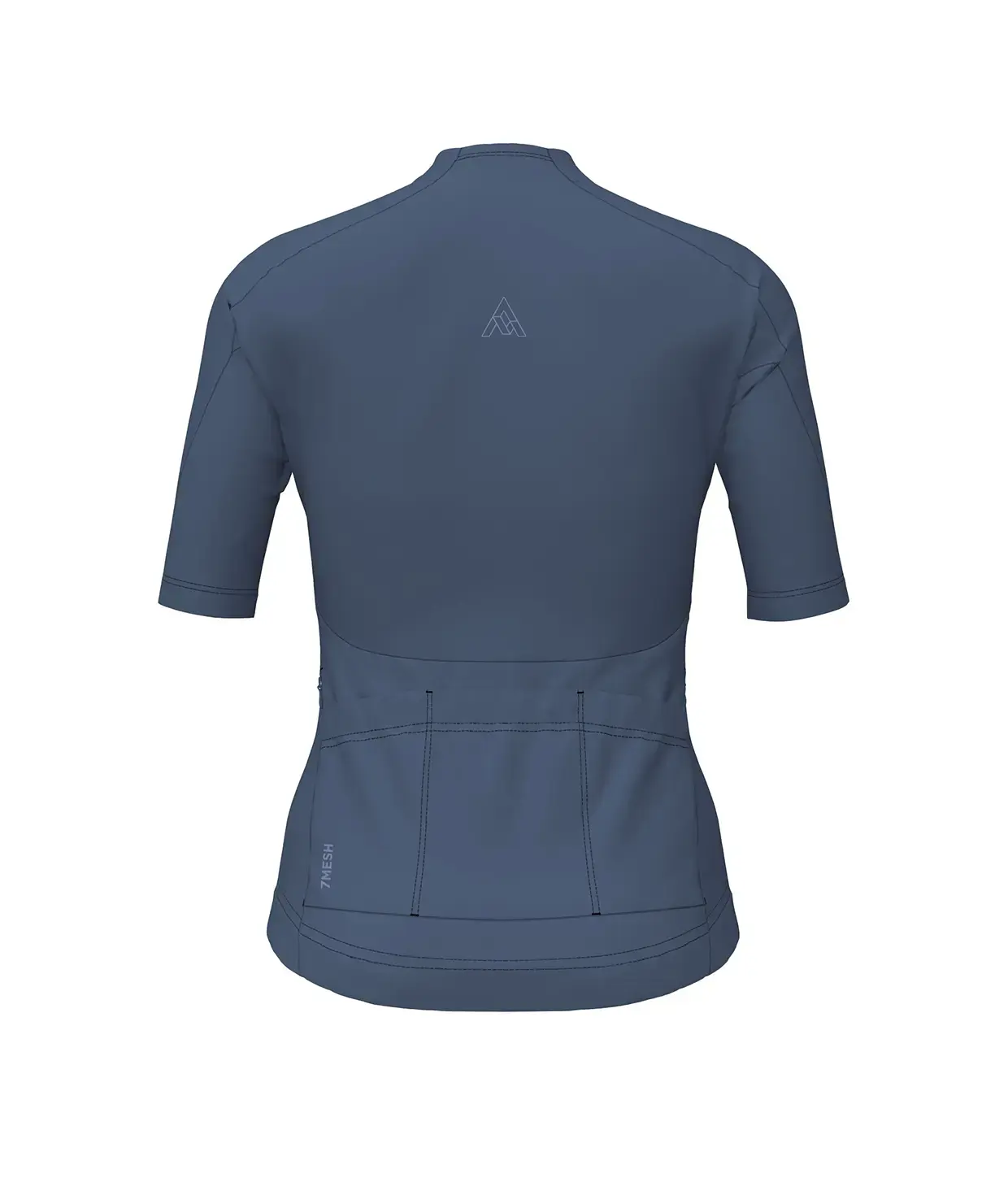 7mesh Atlas Fietsshirt Korte Mouwen Blauw Dames