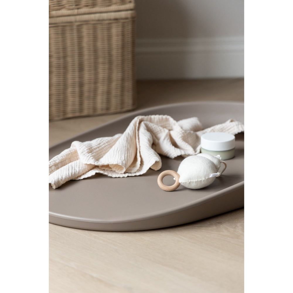 Køb KAS Kopenhagen Brown Pebble Kai Changing Mat Brown Pebble