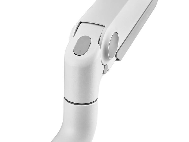 NEOMOUNTS Tischständer DS75S-950 WH2 bis 16 kg – Weiss Voll bewegliche Tischhalterung für 17-27