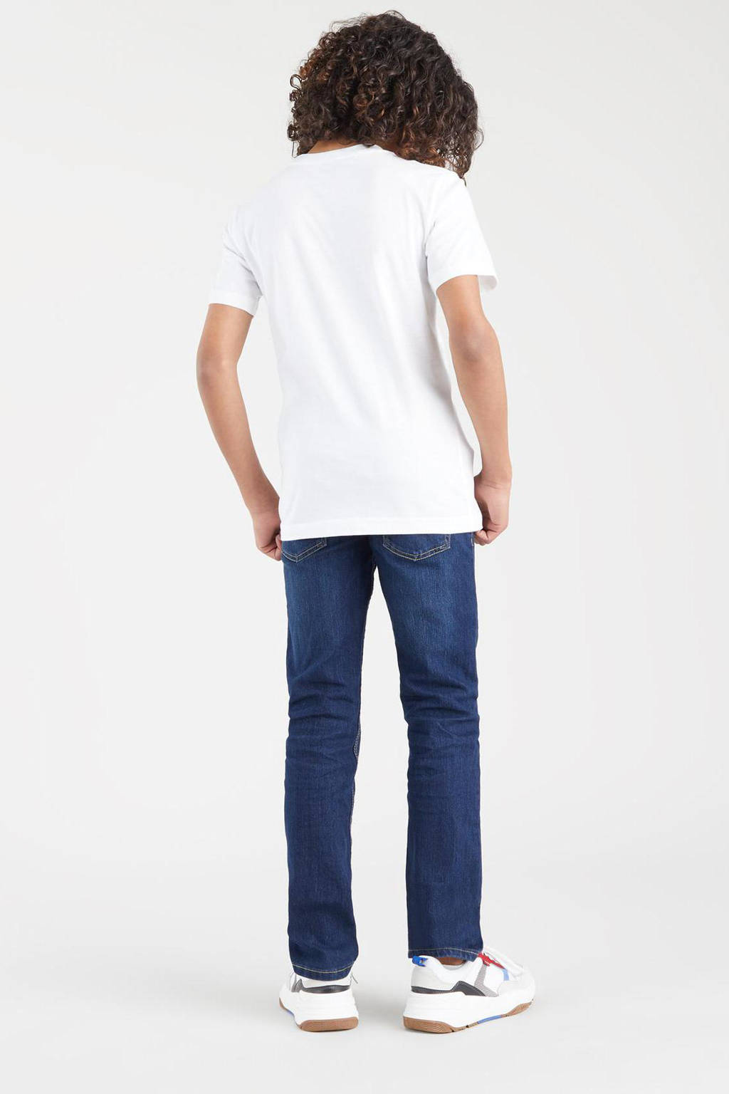 Levi's T-shirt Batwing met logo wit