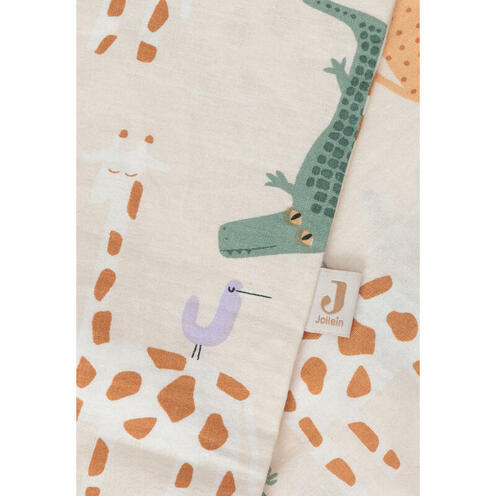 Housse de couette et taie 100x140cm Jungle jambo - Multicolor - JOLLEIN