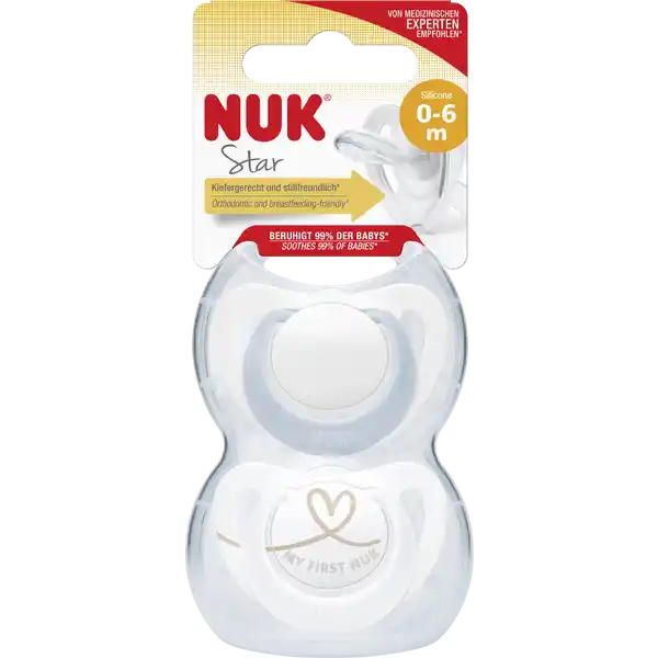 Star Silikon-Schnuller 0-6 Monate
