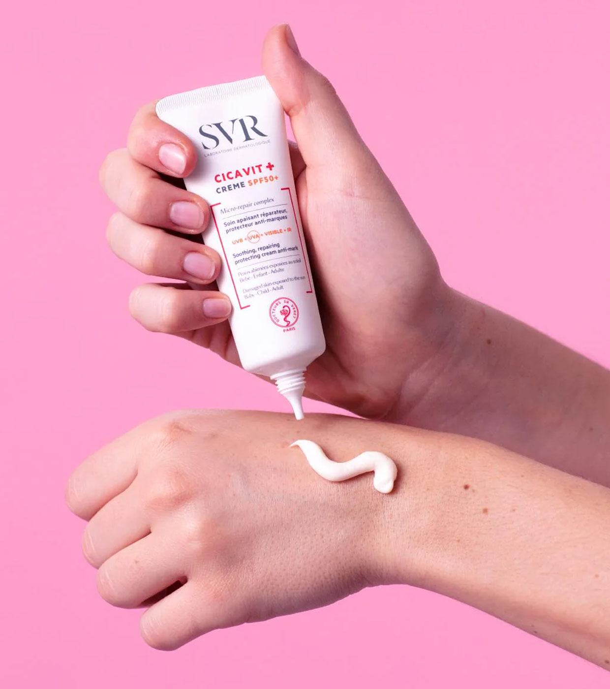 SVR - *Cicavit+* - Creme facial anti-marcas calmante e reparador FPS50+