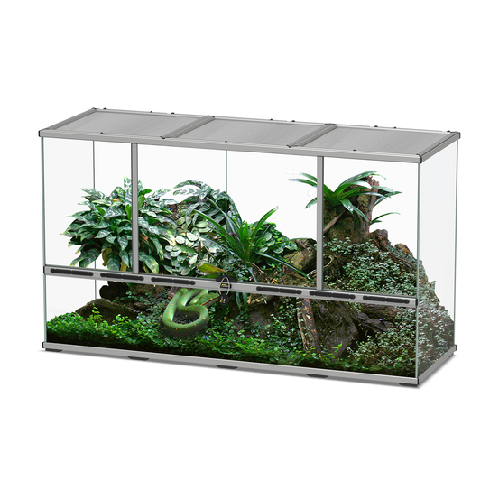 Terrarium Gris L.132xP.45xH.75cm