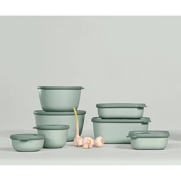 Bol multifonction rectangulaire Cirqula 500 ml Nordic Sage Mepal