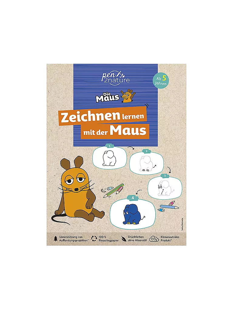 SCHWAGER & STEINLEIN VERLAG Malbuch - Zeichnen lernen mit der Maus.  keine Farbe