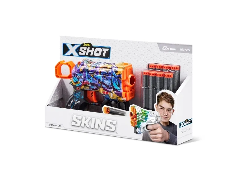 X-Shot Skins Menace Dart Blaster (8 Darts)