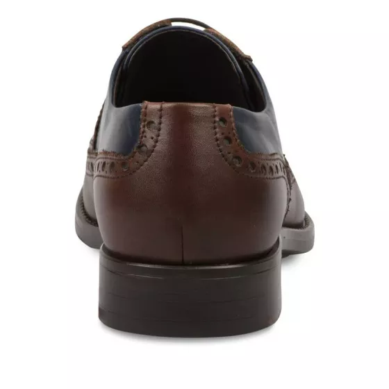 Derbies MARRON B-BLAKE CUIR