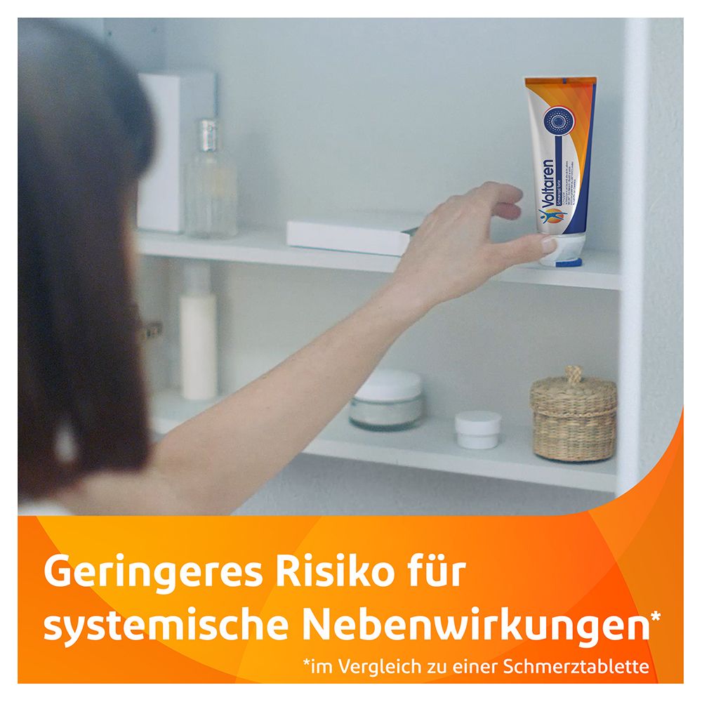 Voltaren Schmerzgel forte 23,2 mg/g Gel mit Diclofenac - Jetzt 20% Rabatt mit dem Code voltaren20 sparen