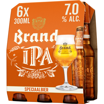 Brand IPA Bier Fles 6 x 300ml