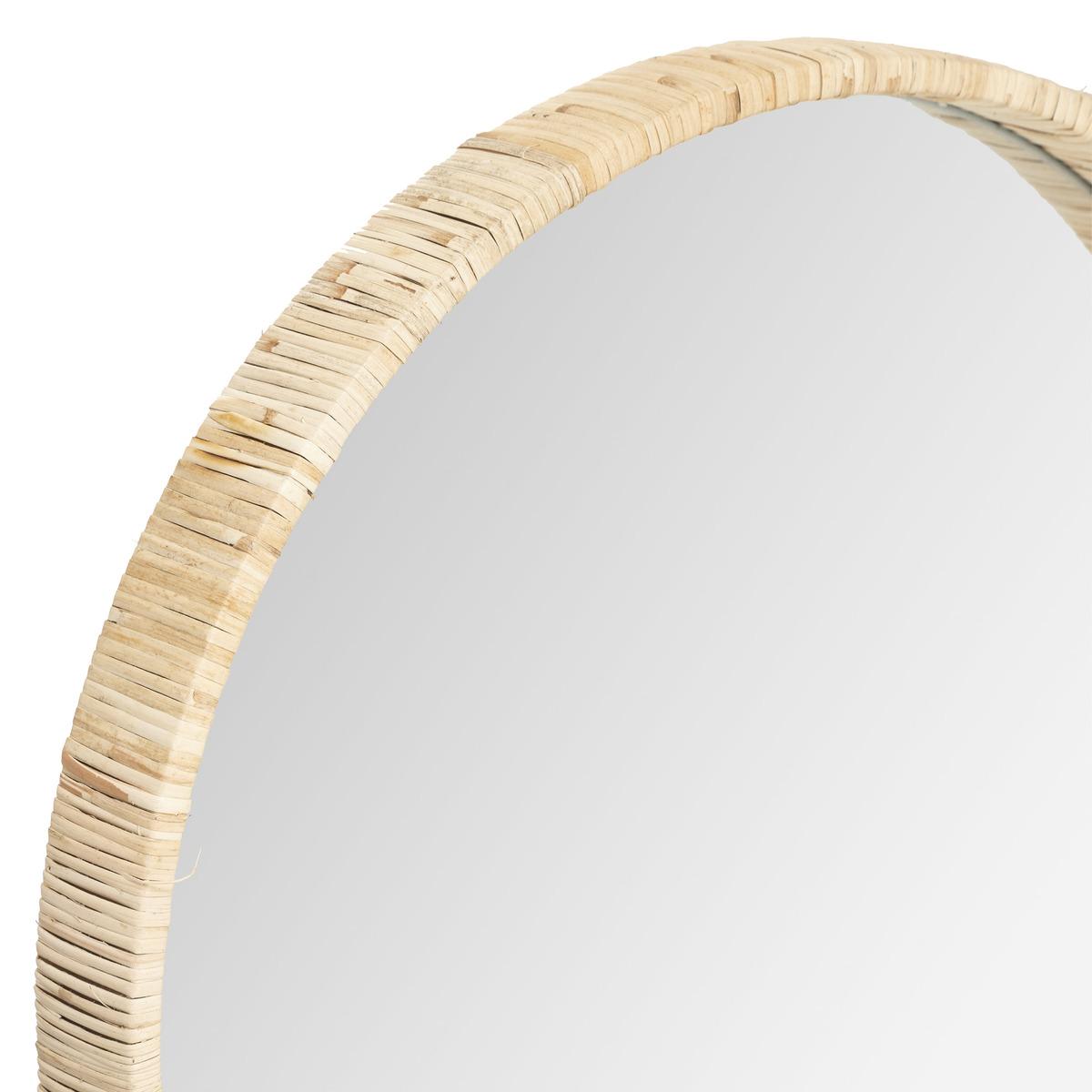 MIROIR ROTIN JESSY D.25CM