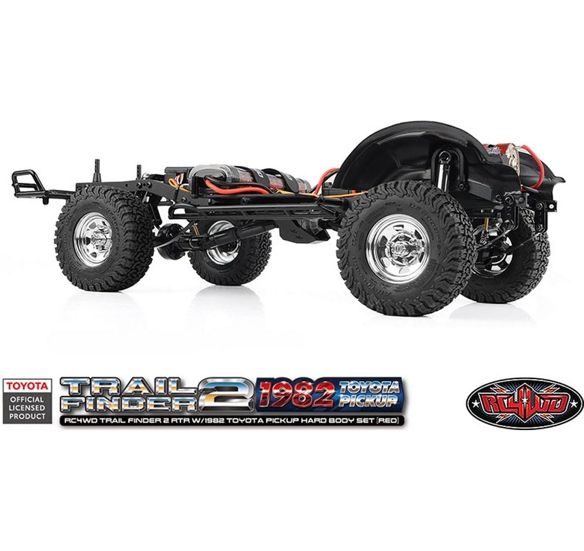 Scale Crawler Trail Finder 2 1982 Toyota, RTR, 1:10, Rot<br>1982 Toyota Pickup mit fester Karosserie