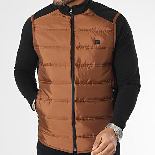 Doudoune Sans Manches Marron