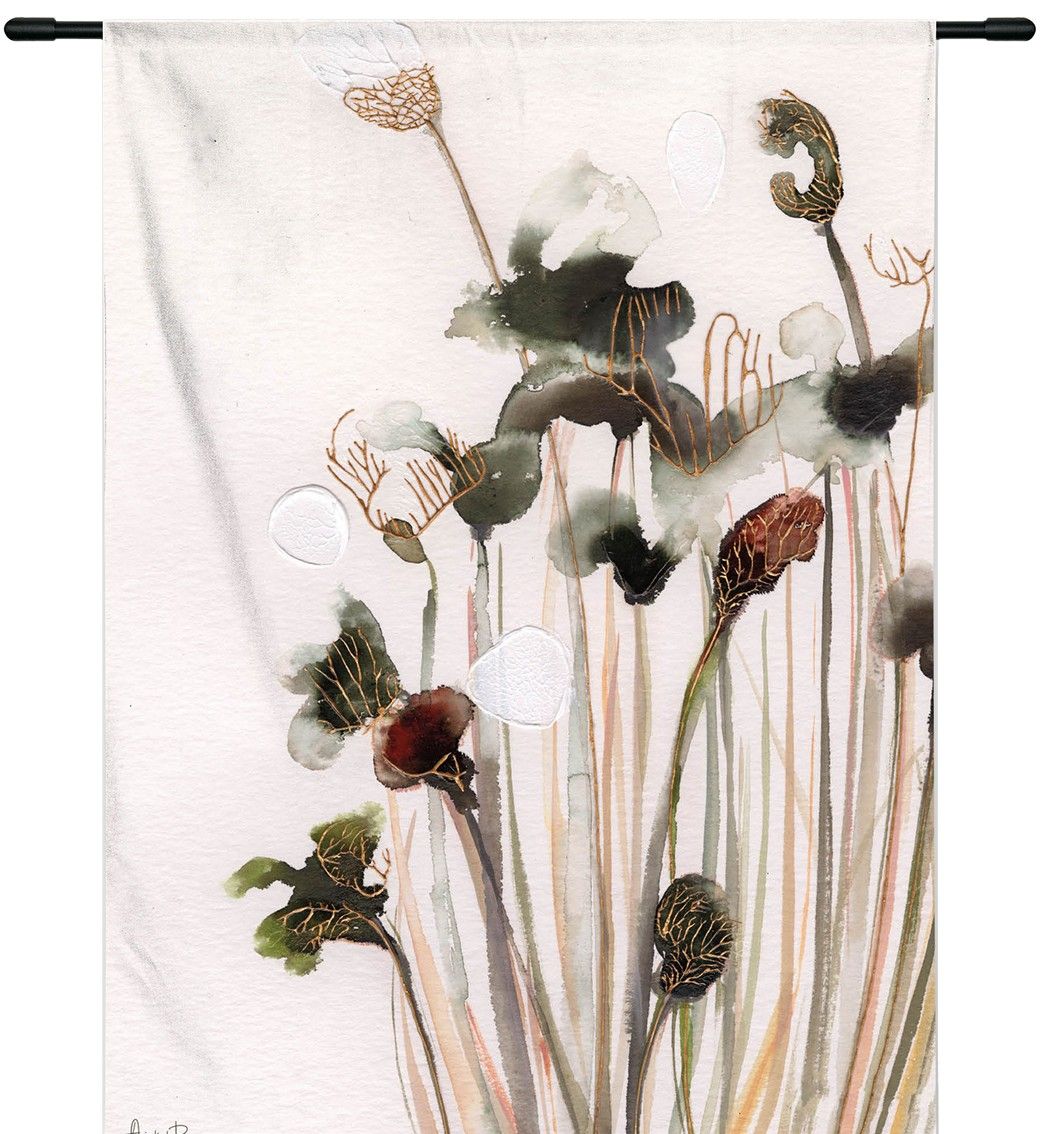 Wandkleed Pastel Flowers
