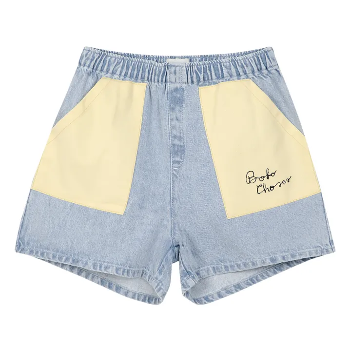 Bobo Choses Short Denim x Smallable | Bleu Clair