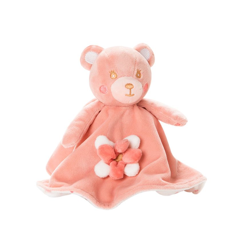 Doudou plat ours - Multicolore
