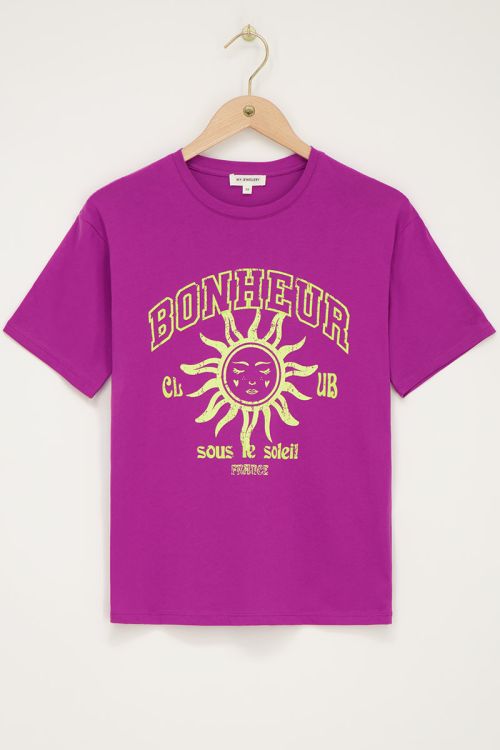 Paars T-shirt 