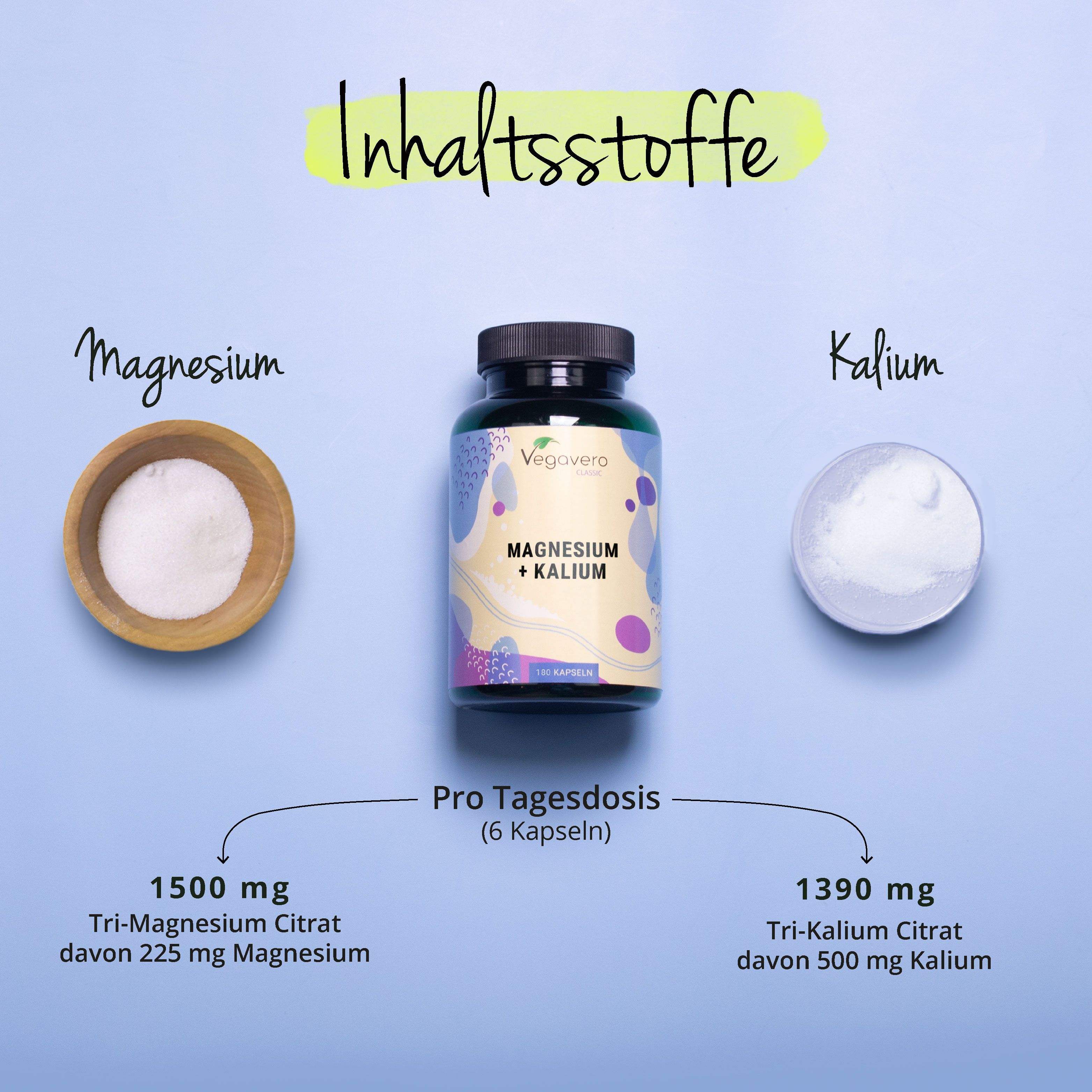 VEGAVERO Magnesium + Kalium