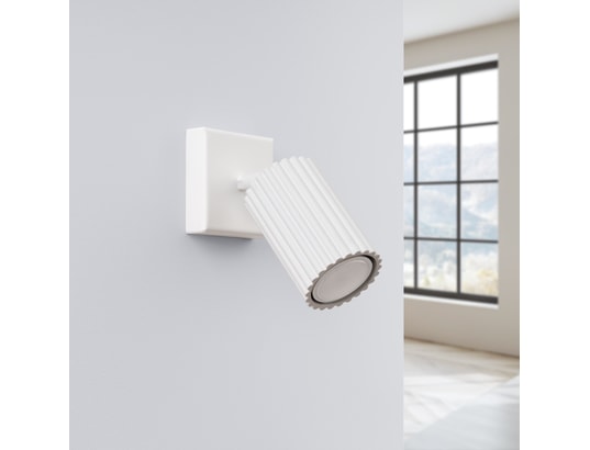 SOLLUX LIGHTING - Applique karbon blanc